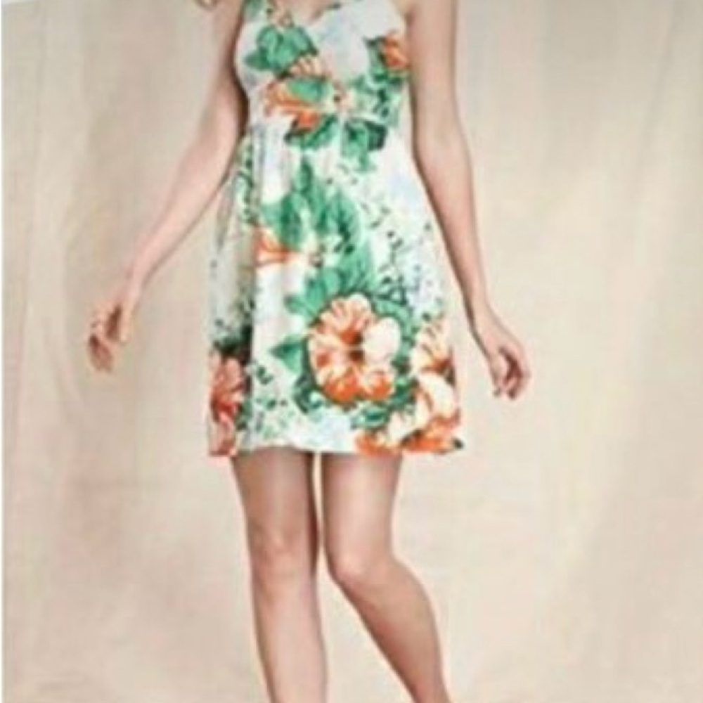 Tommy Hilfiger Floral Halter Dress Size 2